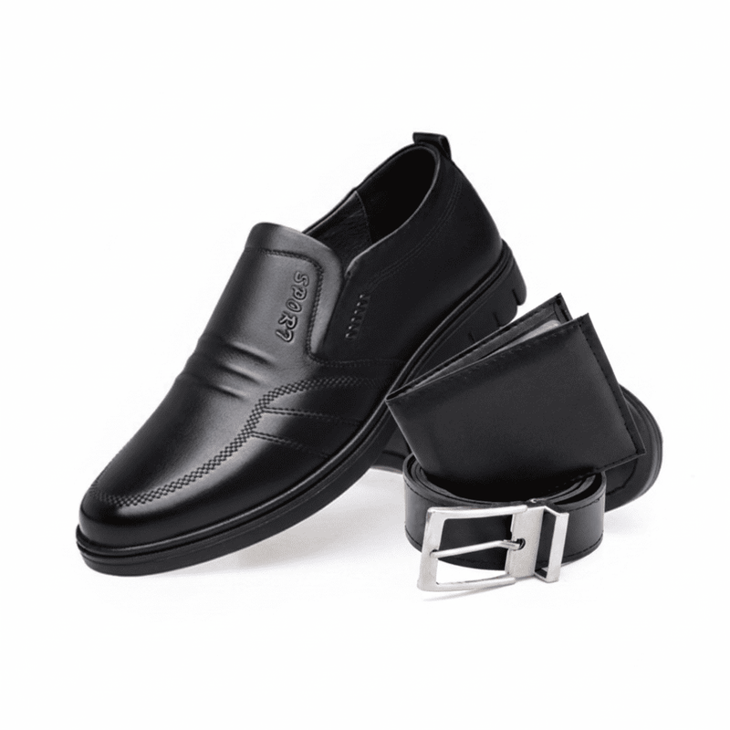 Sapato Ortopédico Magnus Luxo + Brinde Carteira e Cinto 🔥